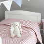 Pink Stripe Duvet Cover And Pillowcase Set Two Sizes, thumbnail 4 of 9