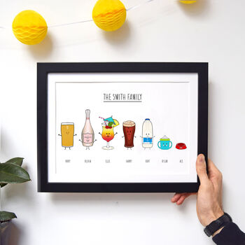 Personalised Family Print, 4 of 12