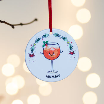 Personalised Drink Christmas Tree Decoration, 5 of 11