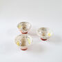 Trio Of Hand Crafted Slipware Dipping Bowls, thumbnail 4 of 11
