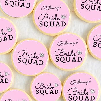 Personalised Bride Squad Edible Cocktail Toppers, 4 of 4