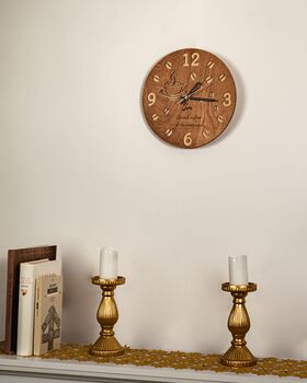 Coffee Gift Personalised Wall Clock, 3 of 4