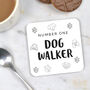 Coaster For Dog Walker, thumbnail 1 of 2