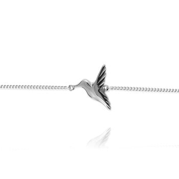 Personalised 9ct Gold Hummingbird Bracelet, 7 of 11