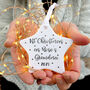 First Christmas As A Grandmother Star Decoration, thumbnail 1 of 3