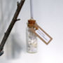 Tiny Bottle Of Snow Personalised Hanging Decoration, thumbnail 1 of 12