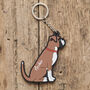 Boxer Key Ring Personalisation Available, thumbnail 1 of 4