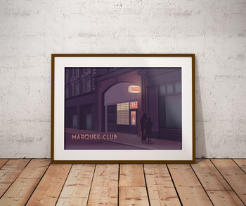 Marquee Club London Travel Poster Art Print, 6 of 8