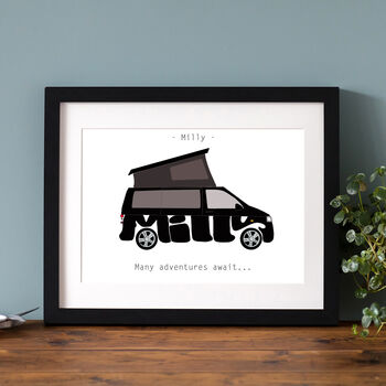 Personalised Campervan Print, 11 of 12