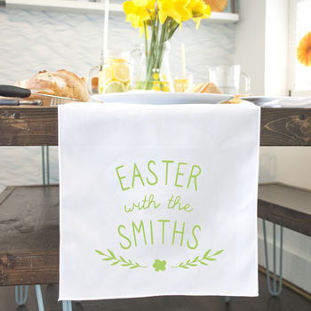 'Easter With The…' Personalised Table Runner, 4 of 6