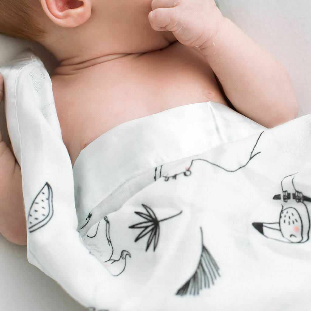 Jungle Animal Satin Muslin Comforter 