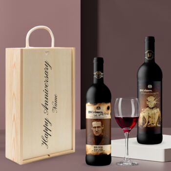 Personalised 19 Crimes Red Wine Gift Set For Occasions, 3 of 6