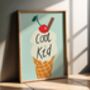 Cool Kid 99 Ice Cream Art Print, thumbnail 4 of 6