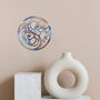 Swirl Metal Wall Art: Sun And Waves Room Decoration, thumbnail 9 of 12