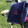 Golf Towel With Heart/Star Motif And Initial, thumbnail 1 of 7