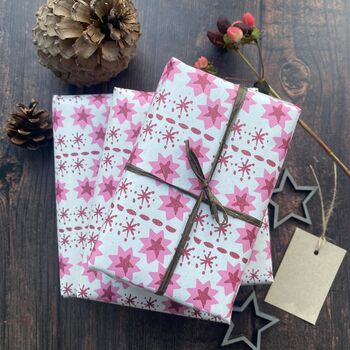 Star Paper Fibre Wrapping Paper Set, 6 of 12