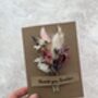 Teacher Dried Flower Thank You Card, thumbnail 3 of 3