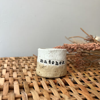 Personalised Matches Holder Gift, Matchstick Pot, 2 of 2