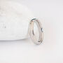 Personalised 9ct White Gold 4mm Wedding Ring, thumbnail 5 of 5