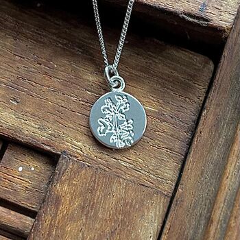 Personalised Lingua Flora Necklace, 12 of 12