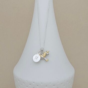 Personalised Children's Cute Unicorn Necklace, 2 of 4