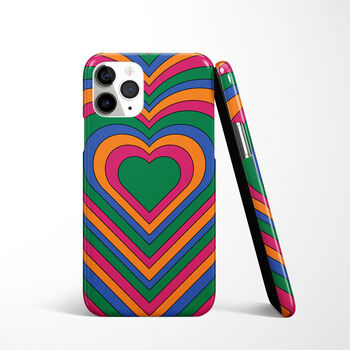 Heart Personalised Initial Phone Case, 7 of 9