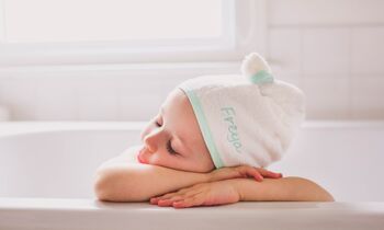 Personalised Cuddletwist Bamboo Childrens Hair Towel, 7 of 12
