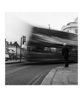 Bus, London, Black And White, Art Print, 5 of 7
