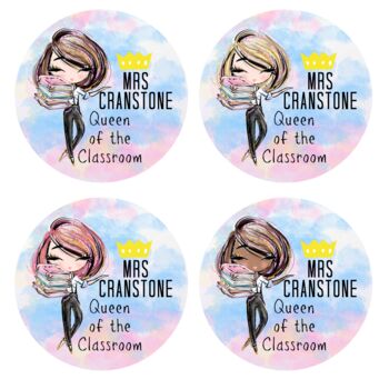 Personalised Teacher Compact Mirror, 3 of 4