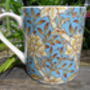 Jumbo Mug In Vintage William Morris Blue Chrysanthemum Design, thumbnail 5 of 7