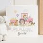 Personalised Tractor 2nd Birthday Card For Daughter, thumbnail 1 of 7