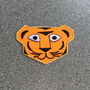 Tiger Face Embroidered Patch, thumbnail 2 of 4