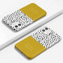 Personalised Mustard Animal Pattern Phone Case, thumbnail 4 of 6