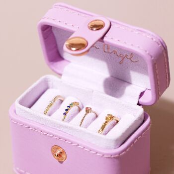 Personalised Mini Travel Ring Box, 2 of 10
