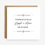 Personalised Dainty Engagement Card, thumbnail 1 of 8