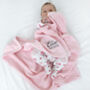 Personalised Pink Cellular Baby Blanket, thumbnail 1 of 12