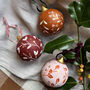 Personalised Hand Painted Festive Bauble Decoration, thumbnail 8 of 9
