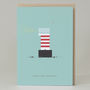 'Lighthouse' First Birthday Card, thumbnail 2 of 4