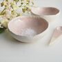 Handmade Pastel Pink Pottery Ring Dish Or Salt Bowl, thumbnail 3 of 9