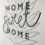 Personalised Home Letterpress Palm Print, thumbnail 2 of 3