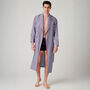 Men's 'Red Pop' Stripe Crisp Cotton Robe, thumbnail 1 of 4