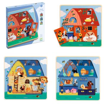 Layered Wooden Puzzles For Toddlers, 3 of 8