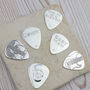 Personalised Rock And Roll Silver Plectrum, thumbnail 5 of 8