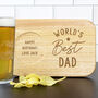 Personalised 'World's Best' Wooden Coaster Tray, thumbnail 5 of 12