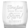 Personalised Time Flies When You're Having Rum Tumbler, thumbnail 3 of 4