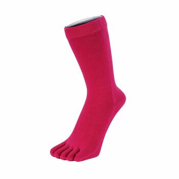 Essential Everyday Mid Calf Cotton Toe Socks, 2 of 11