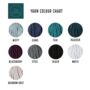 Small Block Colour Crochet Basket Kit, thumbnail 4 of 4