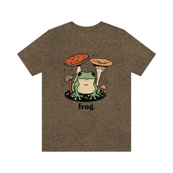 'Frog' Retro Graphic Cottagecore Tshirt For Frog Lovers, 7 of 7