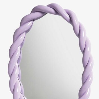 Braid Style Lilac Mirror, 3 of 3