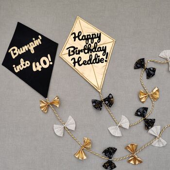 Personalised Gold Sparkly Birthday Party Decoration, 5 of 12
